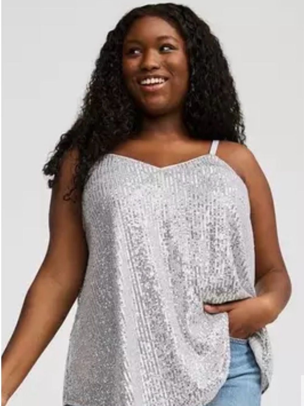 Torrid size 2 Sophie Sequin Swing Cami